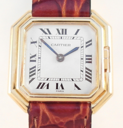 Cartier Ceinture 18 k solid gold case 18 k solid gold Cartier clasp
