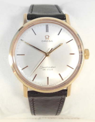 Omega Seamaster De Ville new Omega strap+buckle cal 601 serviced ref 135.020 vintage watch