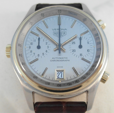 Heuer Verona Cal 12 (serviced, case not polished) Chronograph Automatic ref 110215