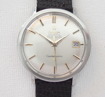 Omega Constellation original lizard strap and buckle 1964 cal 561 ref 168.004