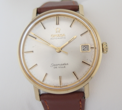 Seamaster De Ville Automatic cal 562 Date 1964 vintage watch 166020 gold on steel